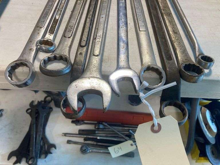Various Sized Fixed Wrenches