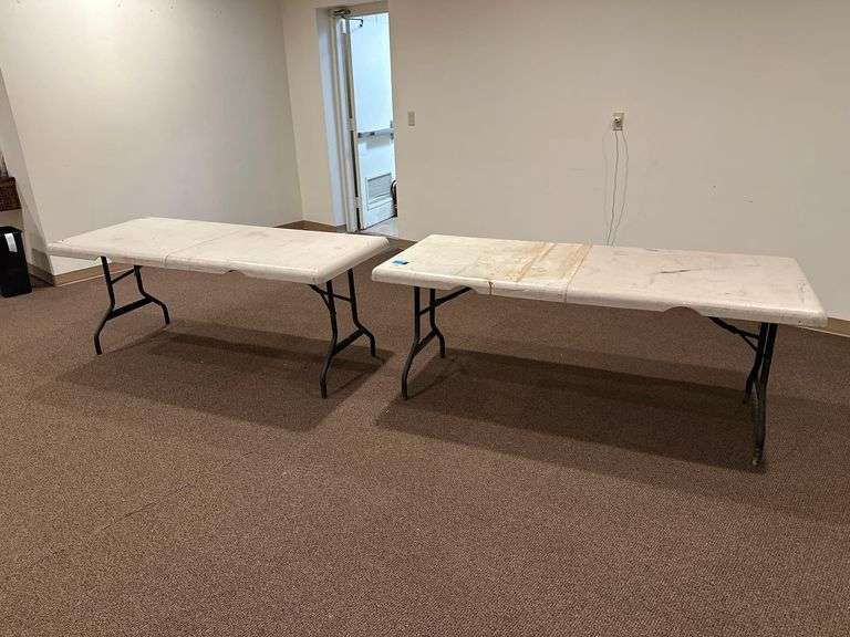 Two 6ft Folding Tables