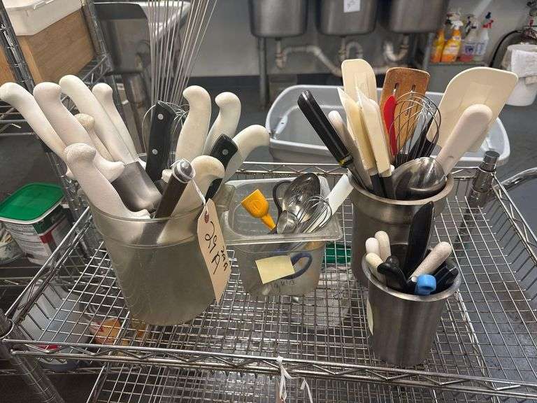 Lot of Knives and Utensils