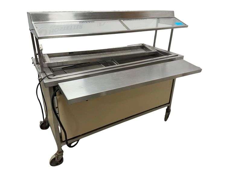 Atlas Metal Set-N-Serve Refrigerated Display Server - Model TCM-4 - Serial No. 130-79 - 1PH - 5ft Long