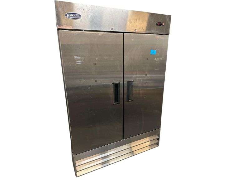 Grista 2 Door Reach In Refrigerator - Model GRRF-2D - Serial No. 7348171321070124 - 1PH - 54in x 32in x 82in