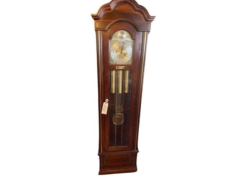 Ridgeway Grandfather Clock - Includes Owners Manual and Extra Suspension Spring - 21 x 12 x 78 image
