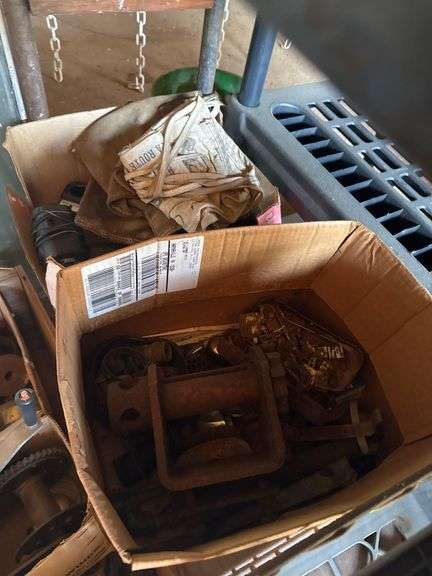 Large Lot - Tools, Hardware, Antique Bottles, Joist Hangers, Metal Shop Rack