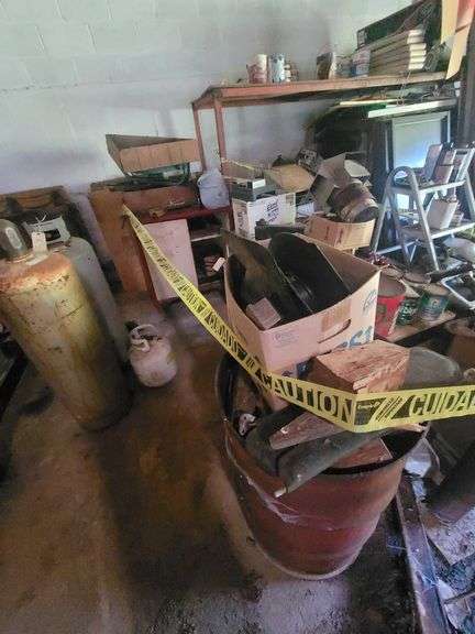 Contents in Taped Area - Various Scrap