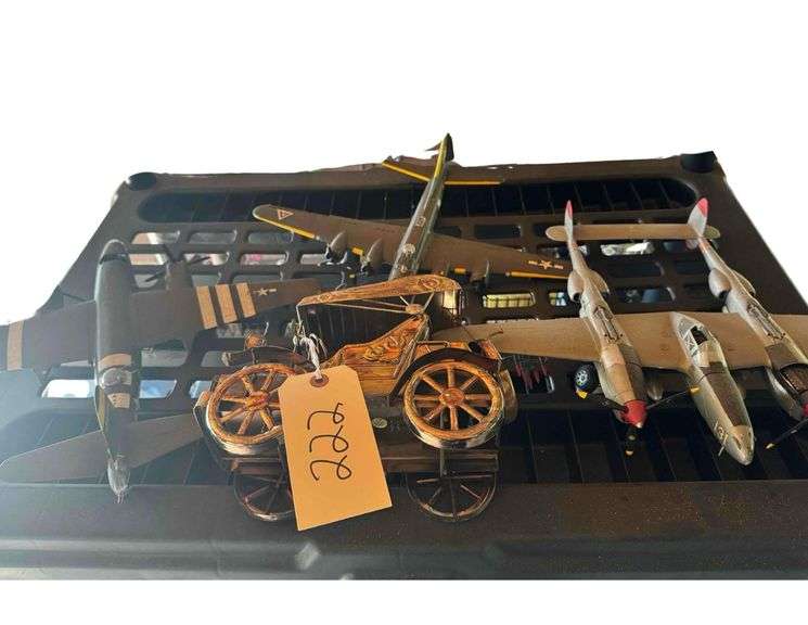 Toy Airplanes and Vehicle image