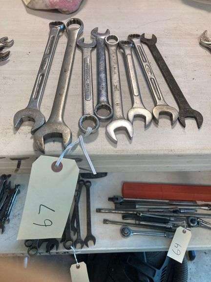 Various Sized Fixed Wrenches