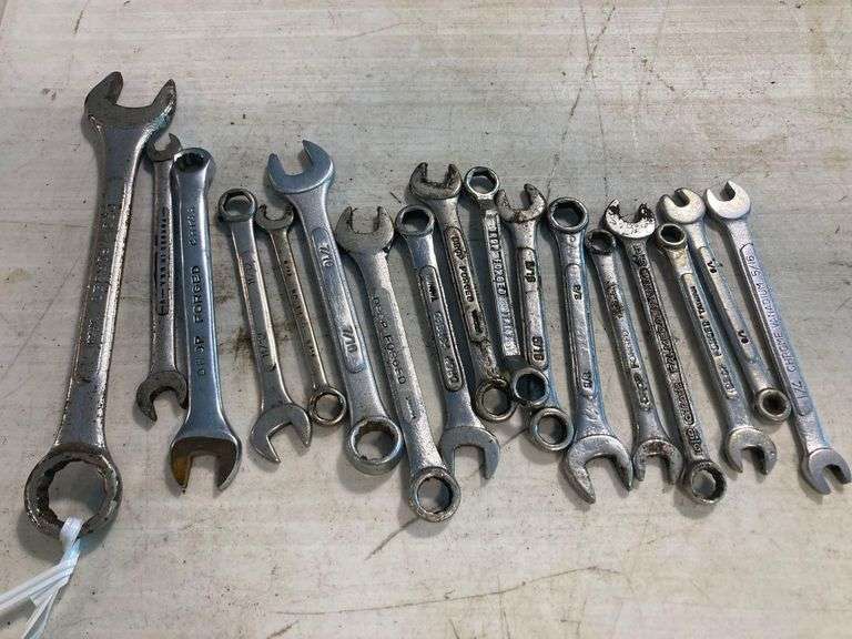 Various Sized Fixed Wrenches