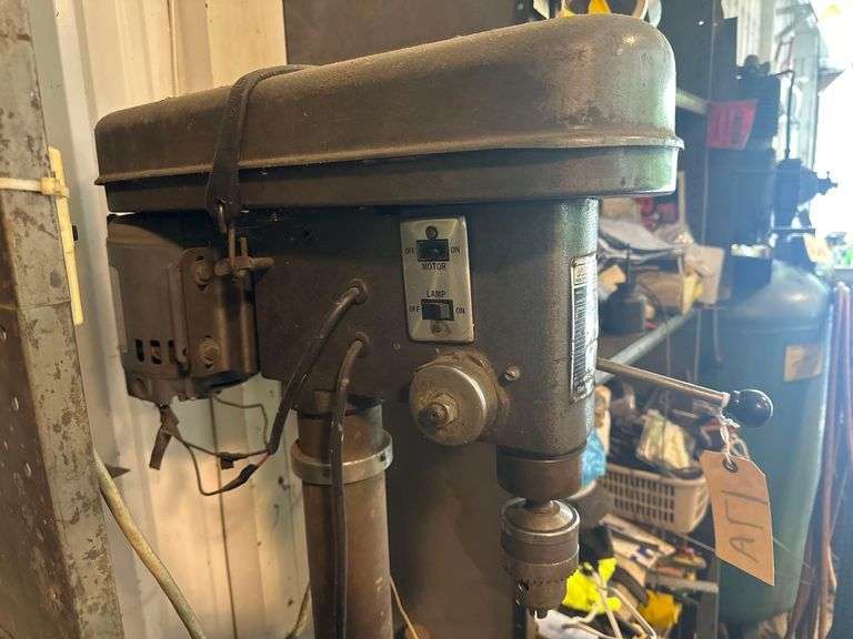 Duracraft 5/8in Industrial Drill Press - Model FM-1214 - Serial No. 08420 - 65in Tall