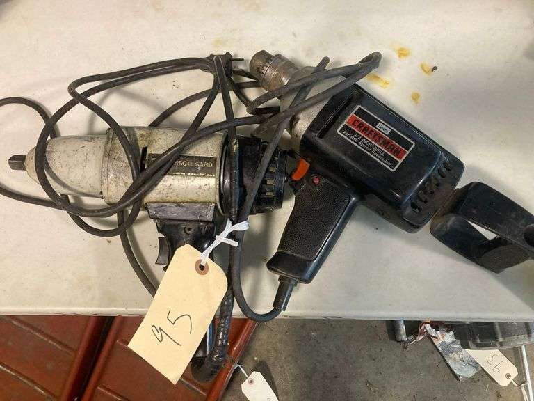 Craftsman 1/2in Drill Variable Speed Reversible, Ingersoll Rand Hammer Drill