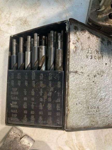 Various Sized Sockets, Various Drill Bits