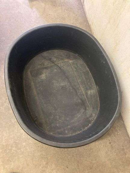 Tuff Stuff Small Black Tub, Small Wooden Crate