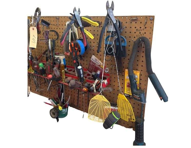 Pegboard Includes Contents image
