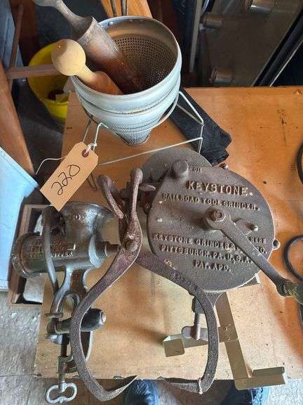 Ice Tongs, Food Grinder, Cone Strainer