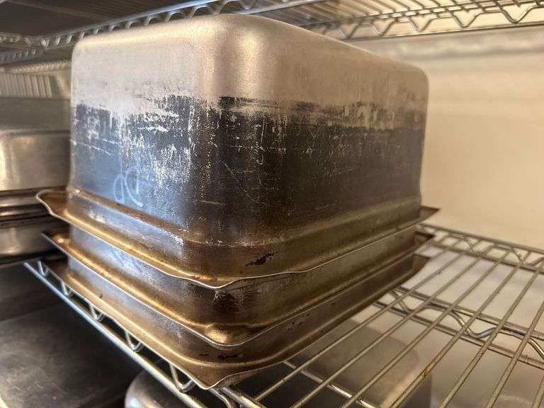 12 Full Size Hotel Pans plus 3 Deep 1/2 Size