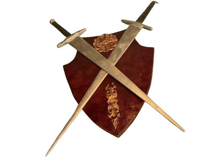 Faux Sword Wall Decor- 5 Frames Assorted Sizes