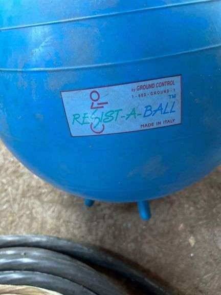 Wires and Exercise Ball