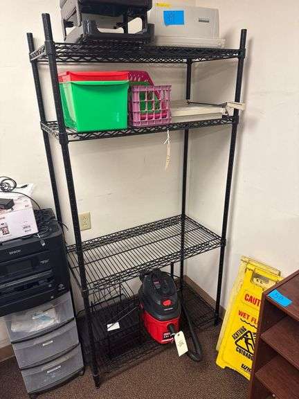 3’ Wide 6’ Tall 4 Tier Wire Rack