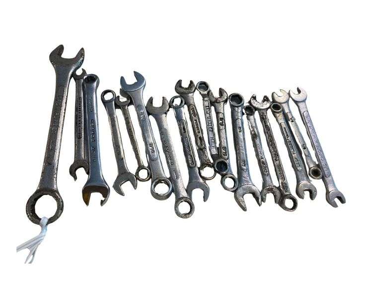 Various Sized Fixed Wrenches image