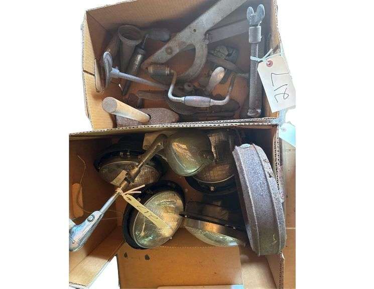 Antique Vehicle Lights, Hand Tools, Chattilon Hanging Scale image