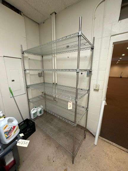 Metal Storage Rack - 60in x 24in x 89in