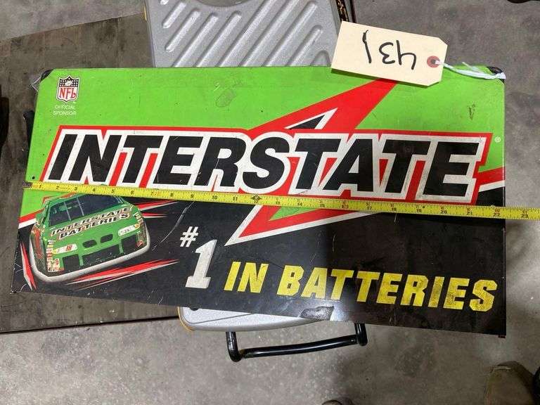 Interstate #1 In Batteries Sign image