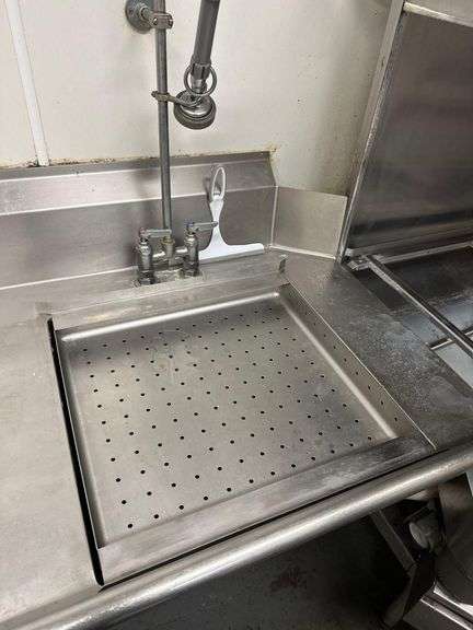 American Dish Service Upright Dish Machine w/ Dish Tables - Model AFC-3D-S - Serial No. 58468 - 120V - 77in x 94in x 72in