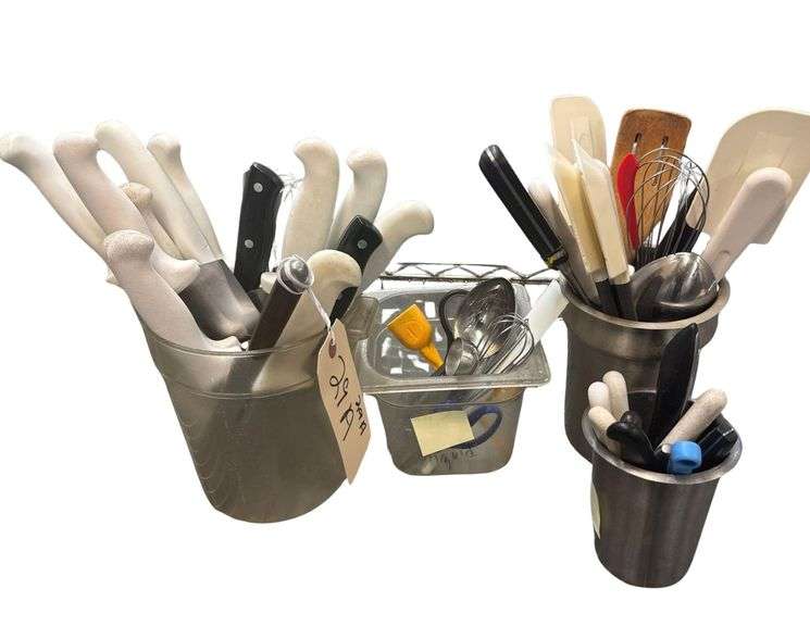Lot of Knives and Utensils