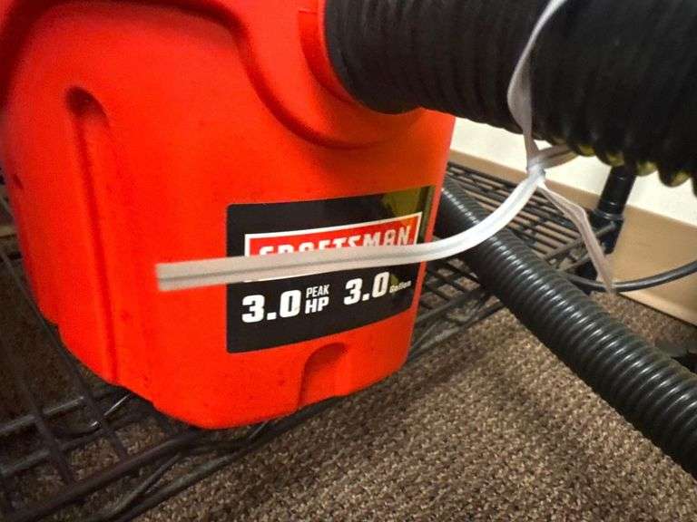 Craftsman 3.0 Shop Vac- Like New