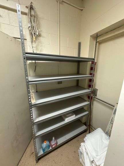 Metal Shelving Unit - 48in x 19in x 87in