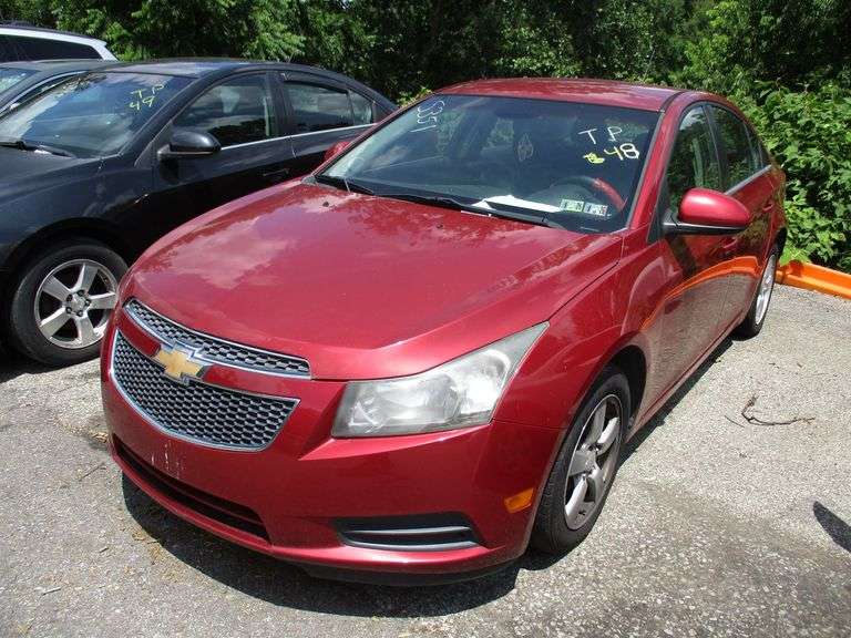 RED, 2011, CHEVROLET CRUZE, 1G1PF5S93B7285351,  ,
