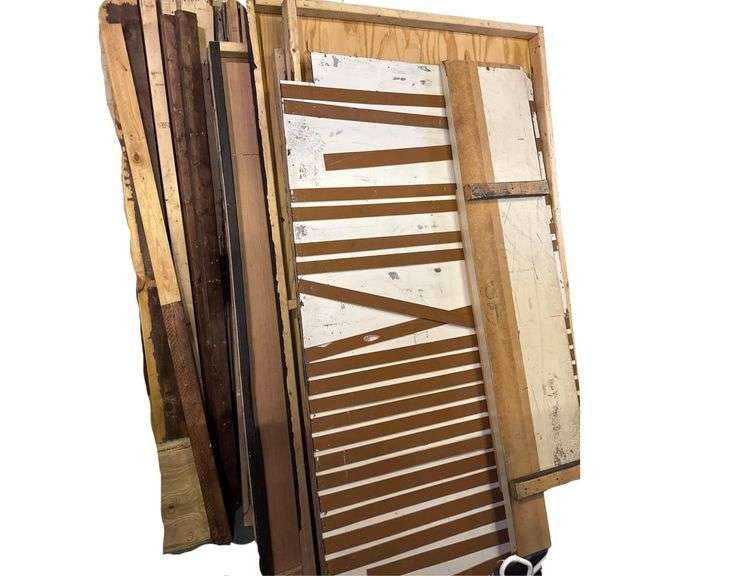 All Wood and Prop Lumber on the Wall, Turf, Mesh, Fencing