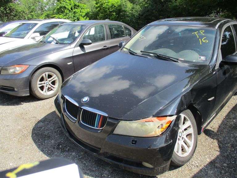 BLACK, 2006, BMW 3 SERIES, WBAVD13536KV05757,  ,