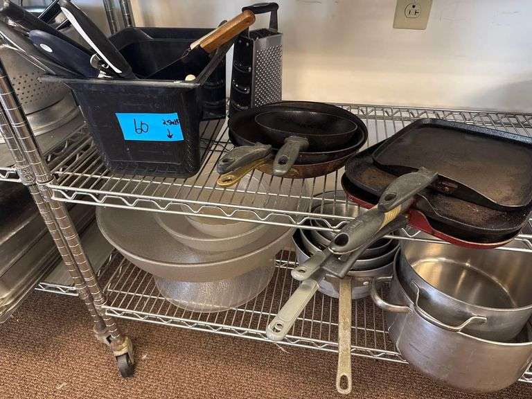 Skillets, Knives, Pots