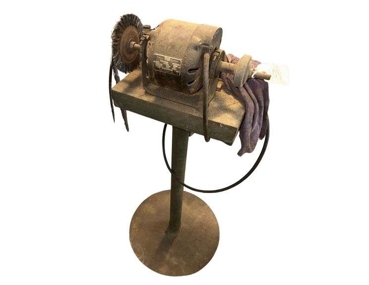 DELCO Vintage Electric Grinder With Stand image