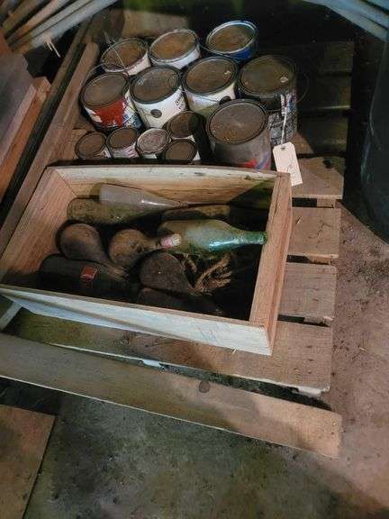 Various Paint - Vintage Bottles