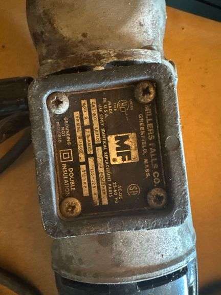 Millers Falls Electric Grinder