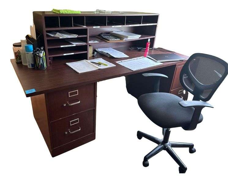 Desk with Credenza