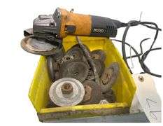 Ridgid Grinder with Assorted Grinder Bits