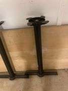 12ft Wooden Bar with 3 Legs