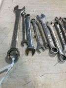 Various Sized Fixed Wrenches