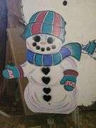 Appox 7ft Snowman and Other Christmas Decorations