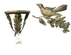 3 Decorative Wall Ornaments and Small Wall Stand