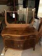 Antique Decorative Wooden Wash Stand - 43in x 20in x 50in