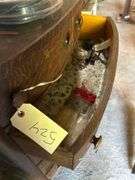 Wooden Dresser and Contents - 21in x 34in x 46in
