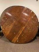 2 6ft Round Wooden Folding Tables