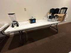 Two 8ft Lifetime Foldable Tables