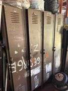 Locker Unit - 4 Lockers - 5' w and 80" tall