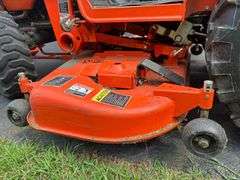 Kubota B2620 HST Tractor w/ 50in Front End Loader, 60in Mower Deck, and ROPS - Serial No. 56717 - *ONLY 277 Hours* - 3 Pt Hitch and PTO - Front End Loader (Model LA364)(Serial No. B1885) - Mower Deck (Model RCK60-29B)(Serial No. 21870) - ROPS (Model SFB-F292)(Serial No. 74324)