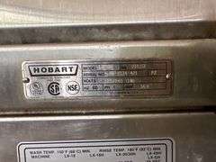 Hobart Commercial Dishwasher - Model LX18H - Serial No. 23-1034-421 - 1PH - 24in x 25in x 40in