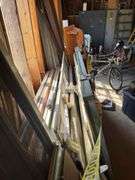 Large Lot of Lumber, Doors, Frames, Etc.